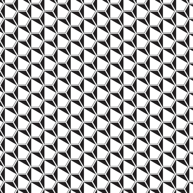 Ilustración vectorial de arte de patrones geométricos abstractos