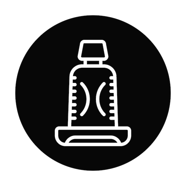 Ilustración vectorial del asiento de un coche de carreras