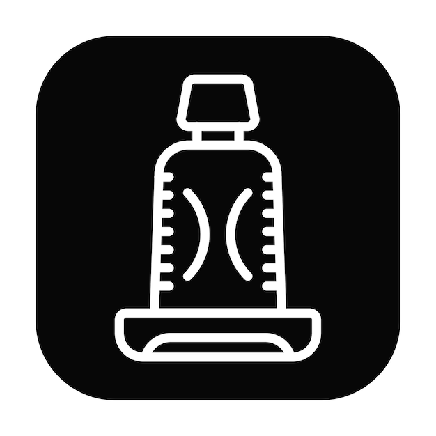 Ilustración vectorial del asiento de un coche de carreras