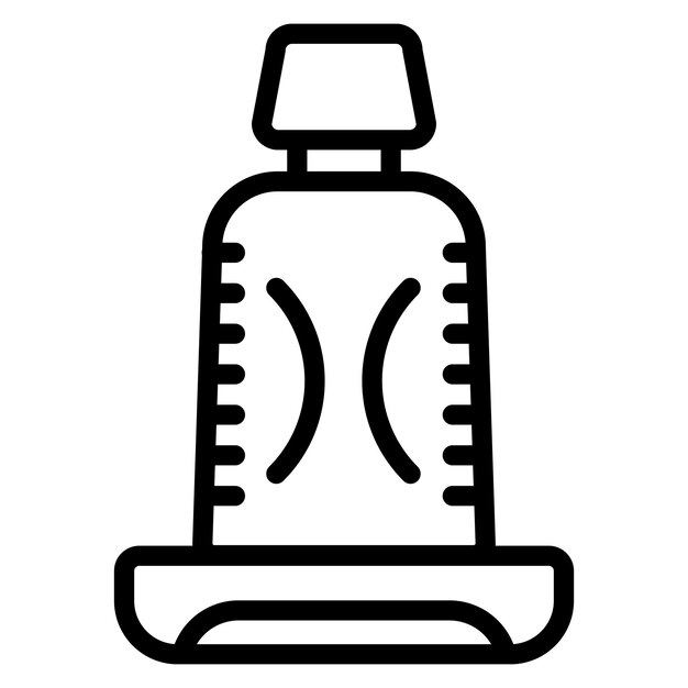 Ilustración vectorial del asiento de un coche de carreras