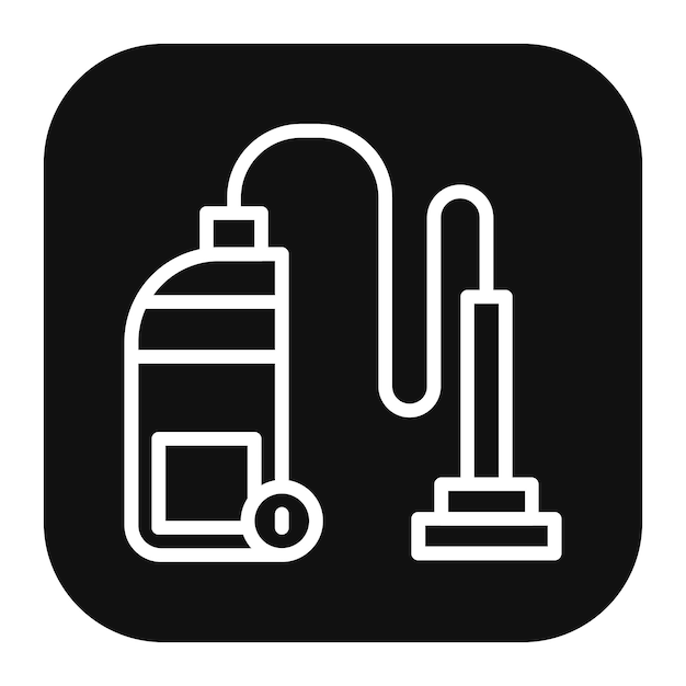 Ilustración vectorial de la aspiradora