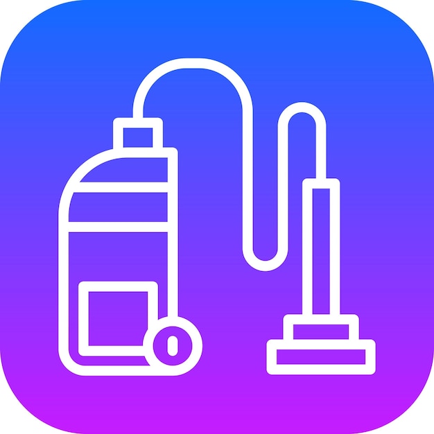 Ilustración vectorial de la aspiradora