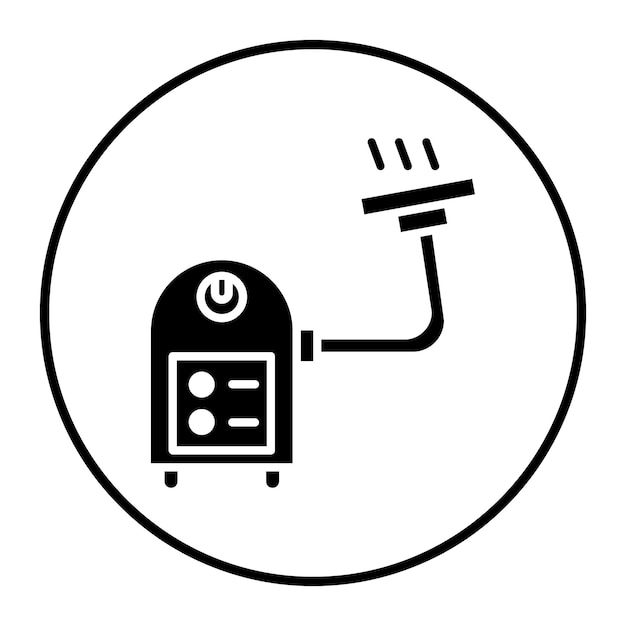 Ilustración vectorial de la aspiradora