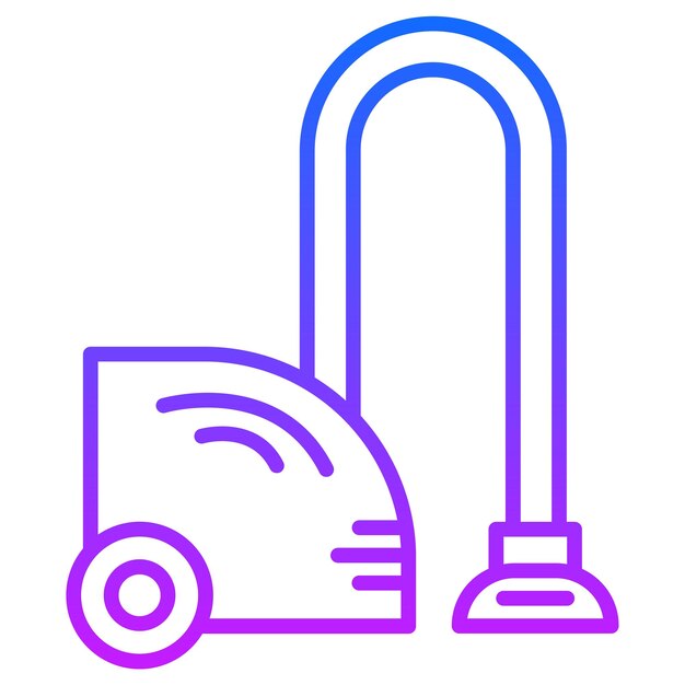 Ilustración vectorial de la aspiradora
