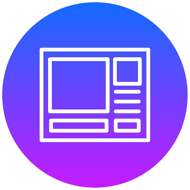 Ilustración vectorial de Atm