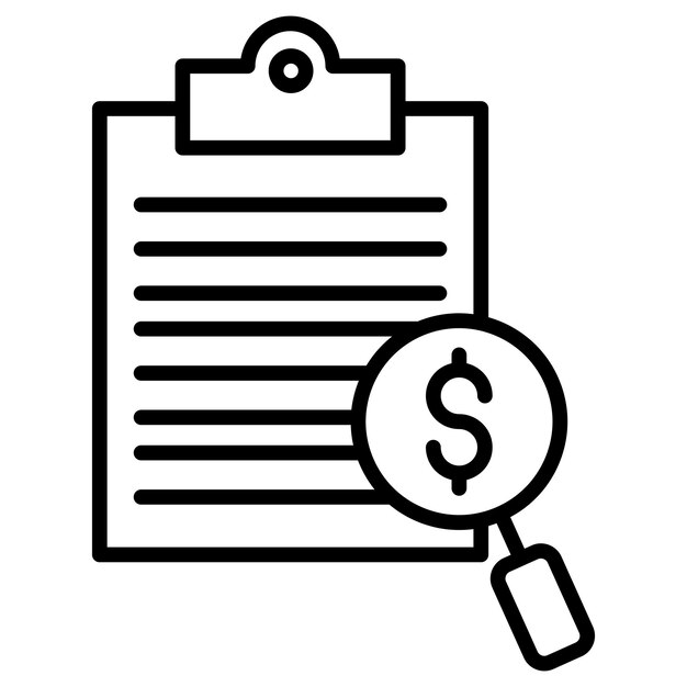 Ilustración vectorial de auditoría