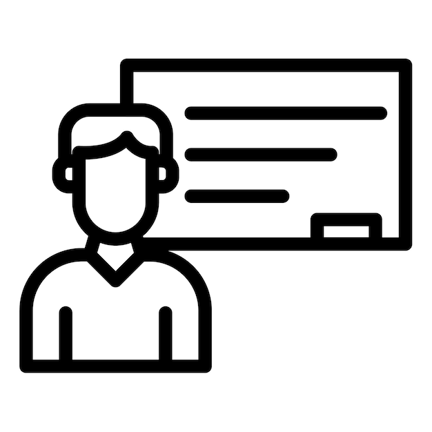 Ilustración vectorial en el aula