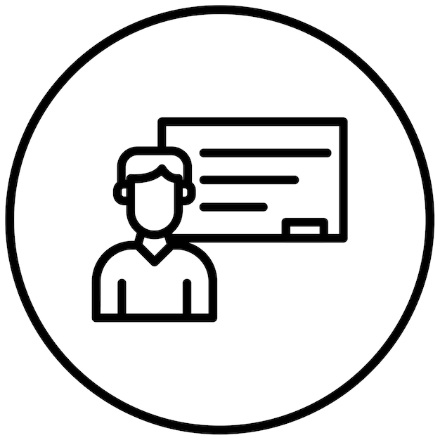 Ilustración vectorial en el aula