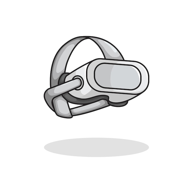 Ilustración vectorial de un auricular VR Formato vectorial escalable y editable adecuado para aplicaciones y sitios web p
