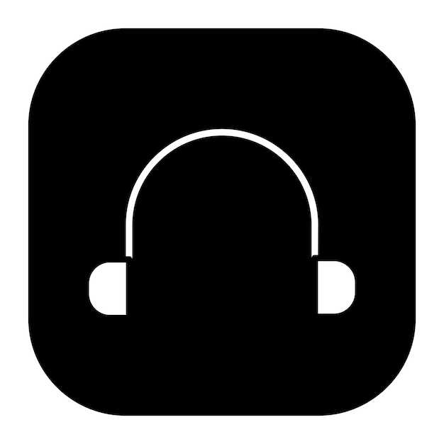 Ilustración vectorial de los auriculares