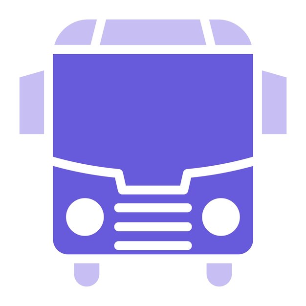 Ilustración vectorial del autobús escolar