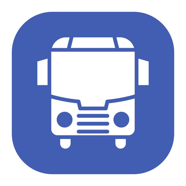 Ilustración vectorial del autobús escolar