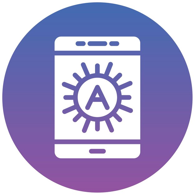 Ilustración vectorial automática del brillo