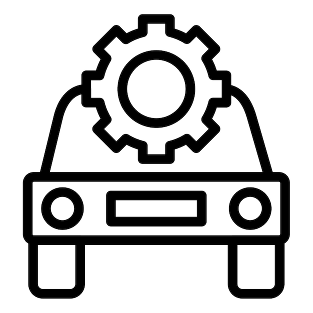Ilustración vectorial automotriz