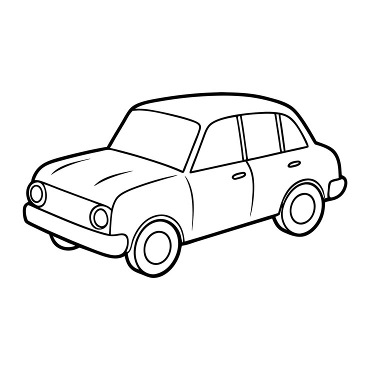 Vector ilustración vectorial de automóviles dibujada a mano