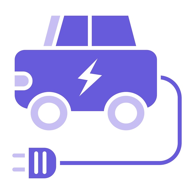 Ilustración vectorial de automóviles eléctricos