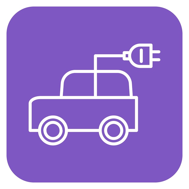 Ilustración vectorial de automóviles eléctricos
