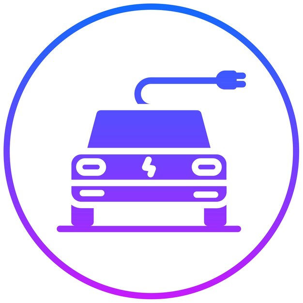 Ilustración vectorial de automóviles eléctricos