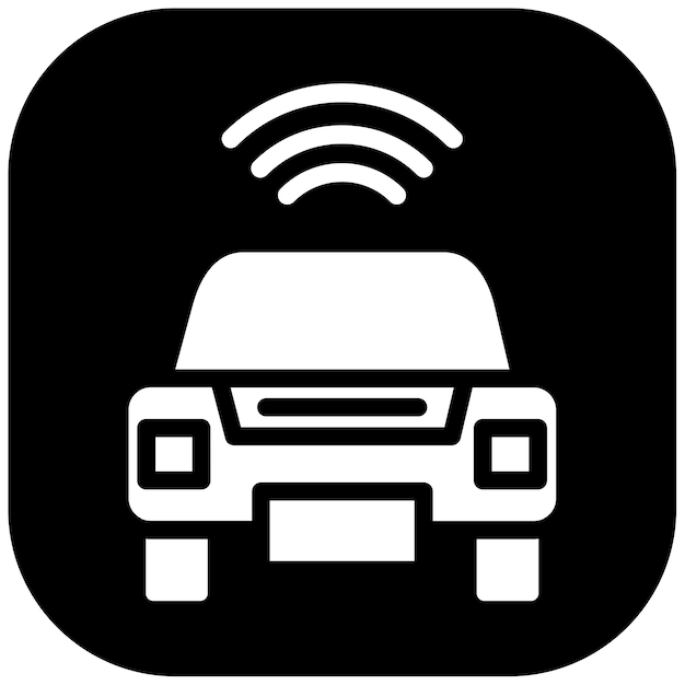 Ilustración vectorial de automóviles inteligentes