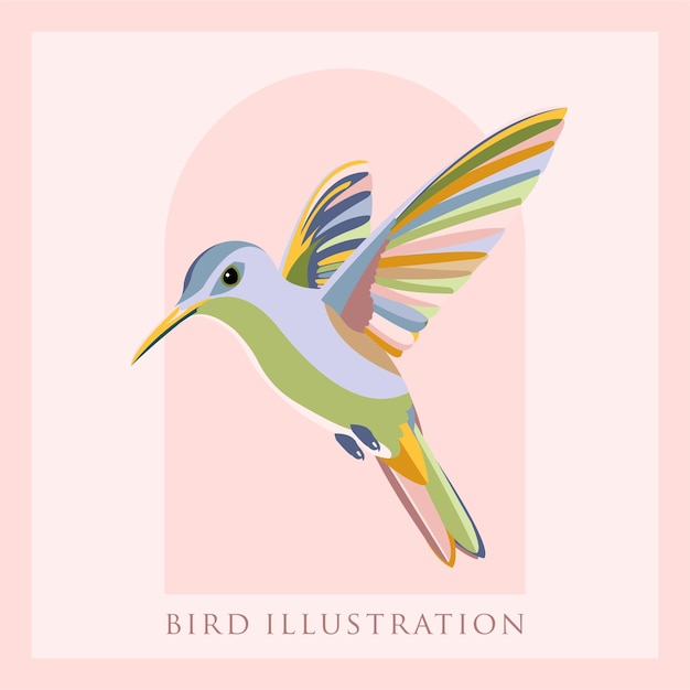 Ilustración vectorial de aves