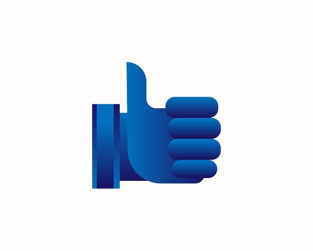 Ilustración vectorial azul como el icono