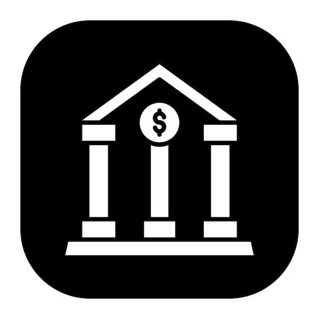 Ilustración vectorial del banco