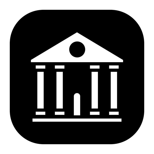 Ilustración vectorial del banco