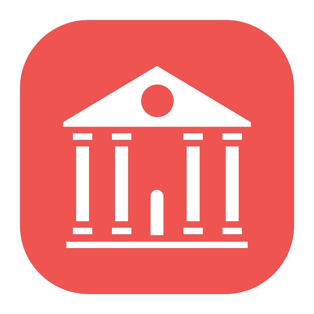 Ilustración vectorial del banco