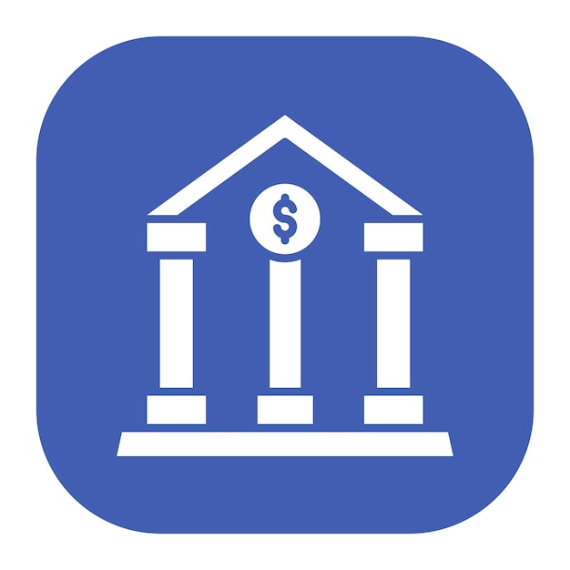 Ilustración vectorial del banco