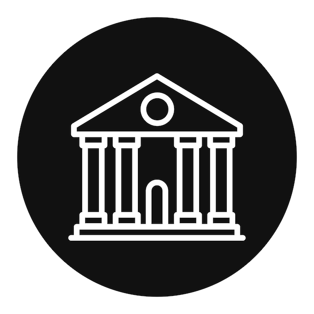 Ilustración vectorial del banco