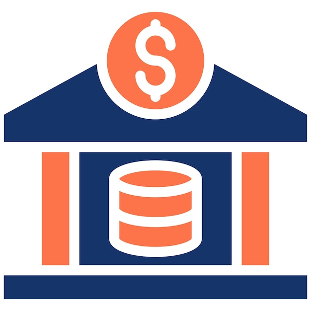 Ilustración vectorial del banco