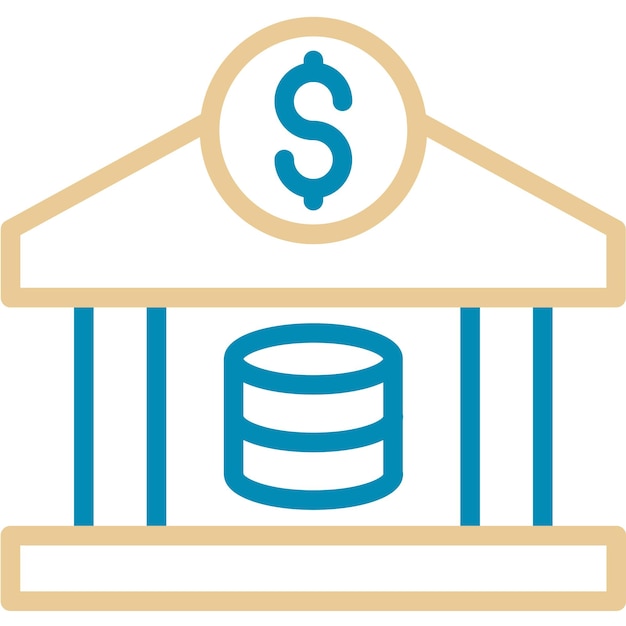 Ilustración vectorial del banco