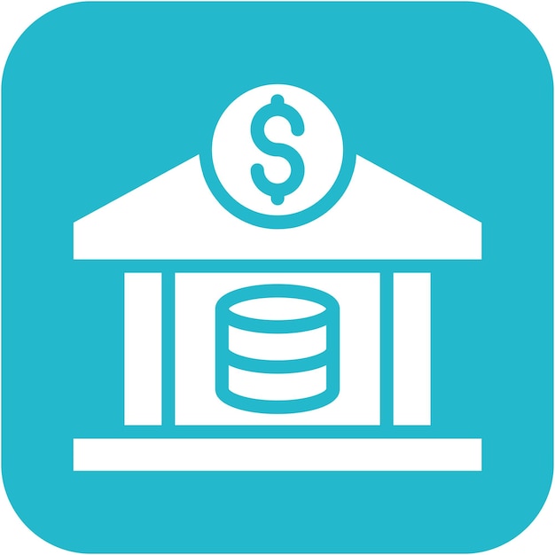 Ilustración vectorial del banco