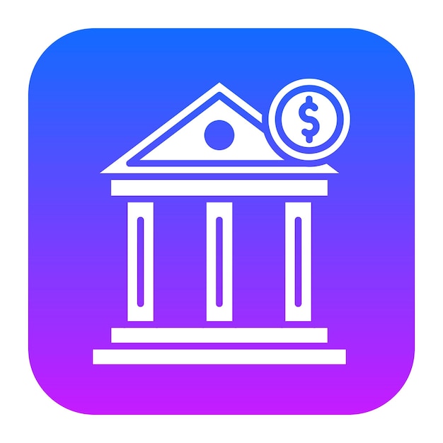Ilustración vectorial del banco