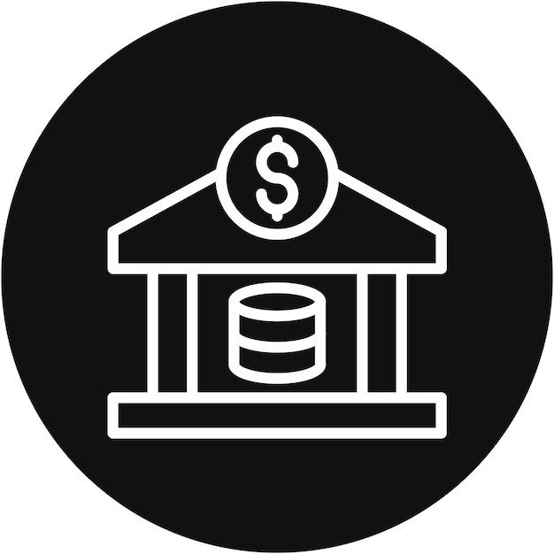 Ilustración vectorial del banco