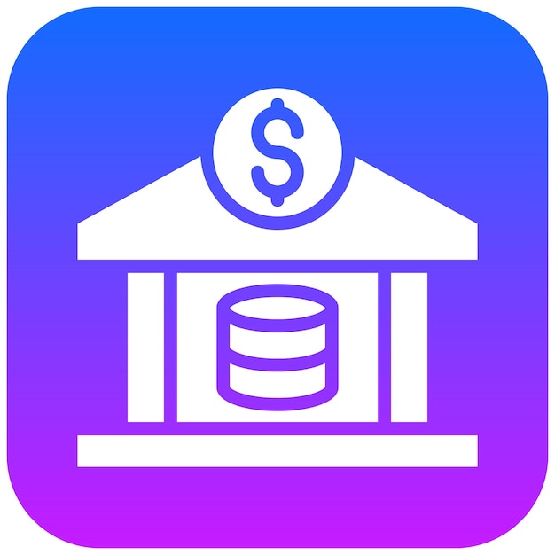 Ilustración vectorial del banco