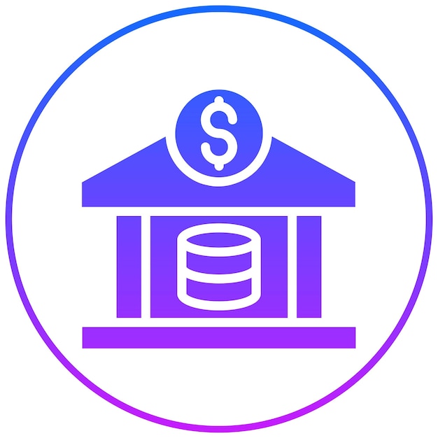 Ilustración vectorial del banco