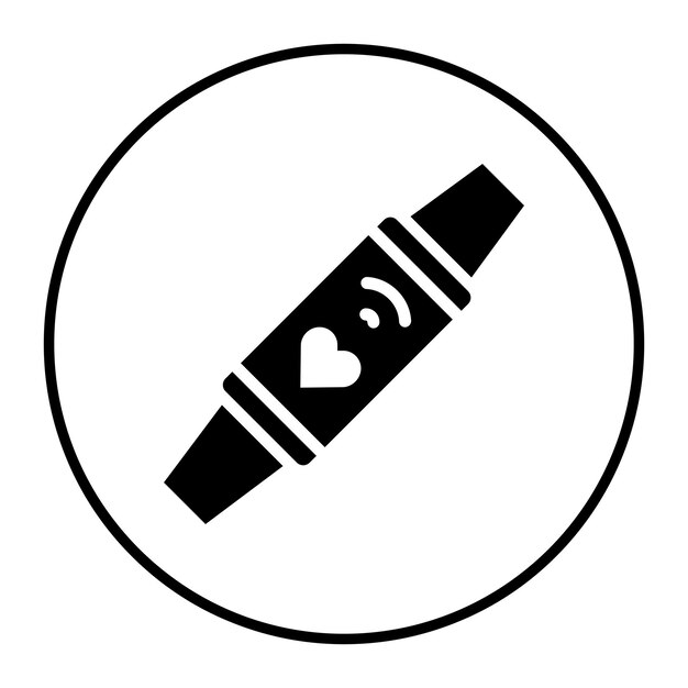 Ilustración vectorial de la banda inteligente
