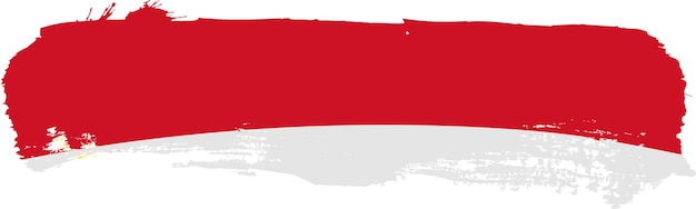 Ilustración vectorial de la bandera de Polonia y Mónaco
