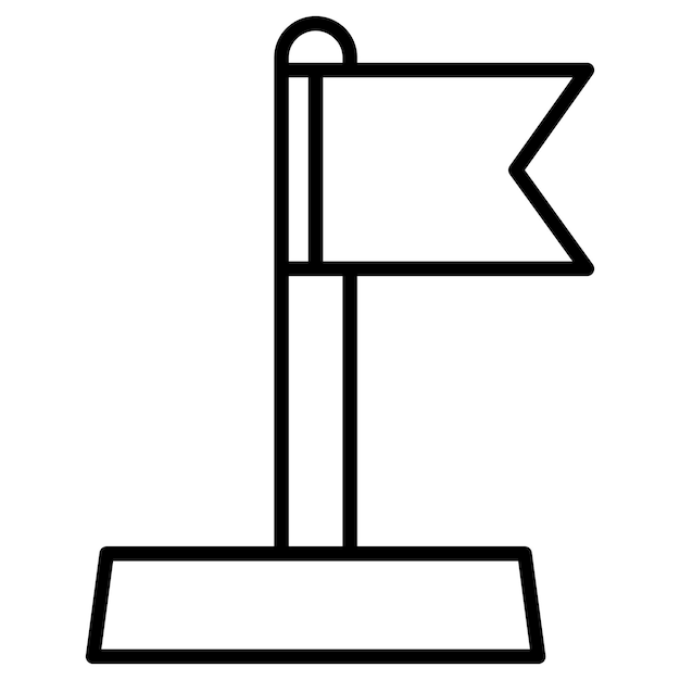 Ilustración vectorial de las banderas