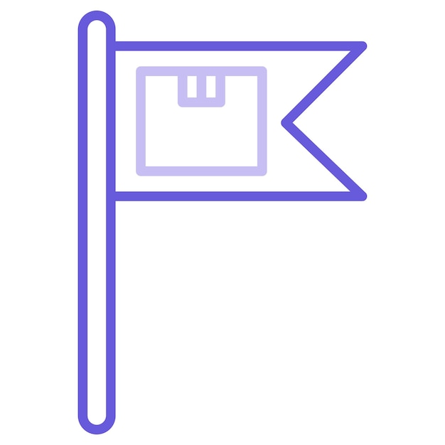 Ilustración vectorial de las banderas