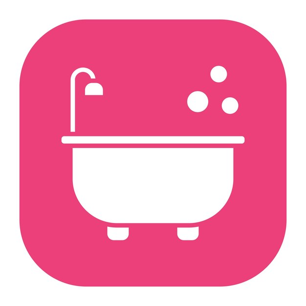 Ilustración vectorial de la bañera