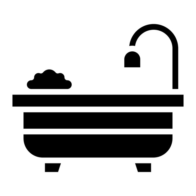 Ilustración vectorial de la bañera