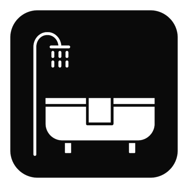 Ilustración vectorial de la bañera