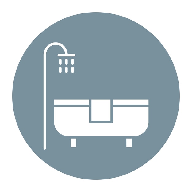 Ilustración vectorial de la bañera