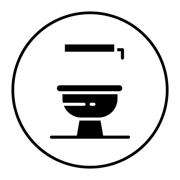 Ilustración vectorial del baño