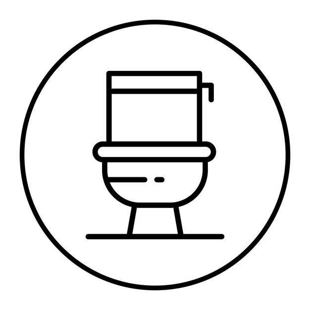 Ilustración vectorial del baño