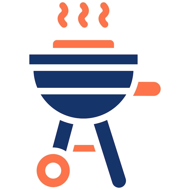 Ilustración vectorial de la barbacoa