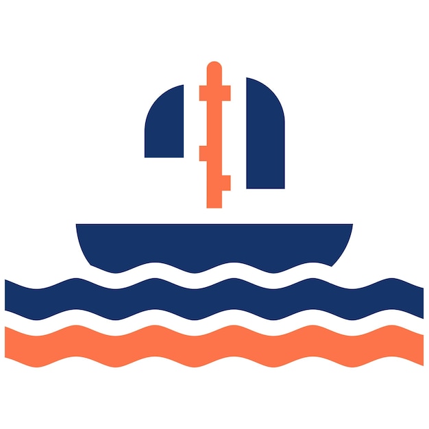 Ilustración vectorial del barco