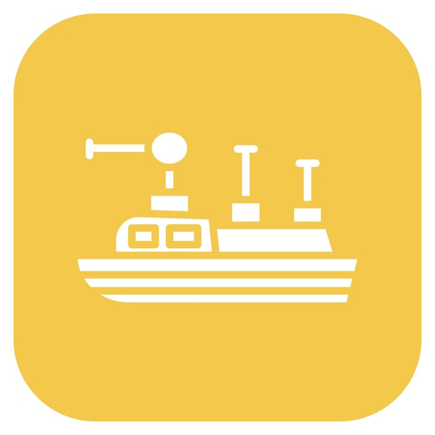 Ilustración vectorial de barcos del ejército